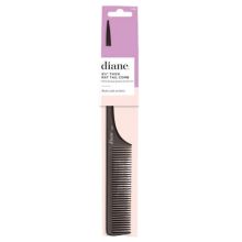Diane 9-1/4" Thick Rat Tail Comb - Black #D40