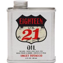 18.21 Man Made Sweet Tobacco Beard, Hair & Skin Oil 2 oz