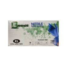 Emerald Powder Free Nitrile Exam Gloves (Box of 100)