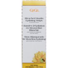 Gigi Small Bleached Muslin Strips 100 Pack