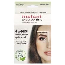 Godefroy Instant Eyebrow Tint Medium Brown 3 Applications