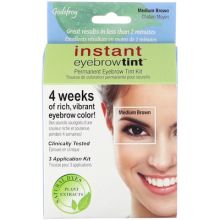 Godefroy Instant Eyebrow Tint Medium Brown 3 Applications