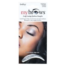 Godefroy My Brows Eyebrow Transfers Natural Black High Arch