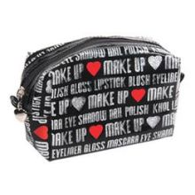 Harry Koenig Large Bling Red Heart Cosmetic Bag