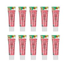 Hempz Crushed Peppermint Sugar Herbal Lip Balm Tube (10 Pack)