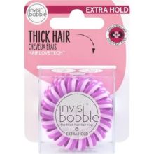 Invisibobble Extra Hold Hair Elastics - The Secret Purple (3 Pack)