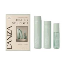 L'anza Strength Shampoo, Conditioner & Silk Serum Set Restore + Fortify Healing