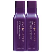 Leaf & Flower Instant Curl Refresh Shampoo & Conditioner 12 oz Duo