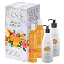 Loma Hair & Body Daily Citrus Holiday 4 pc Set