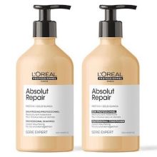 L'oreal Professionnel Serie Expert Absolut Repair Shampoo & Conditioner 16.9 oz Duo U/B