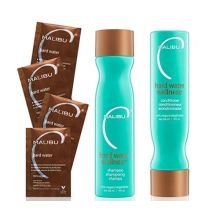 Malibu C Hard Water Wellness Collection Shampoo, Conditioner & Treatment Boxed