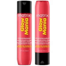 Matrix Glow Mania Color Protecting Shampoo and Conditioner 10.1 oz Duo