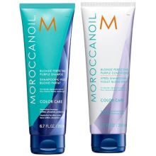 Moroccanoil Blonde Perfecting Purple Shampoo & Conditioner 6.7 oz Duo