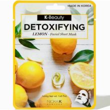 Nicka K Detoxifying Lemon Facial Sheet Mask