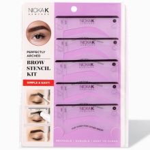 Nicka K Perfectly Arched Brow Stencil Kit - TAEB01