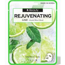 Nicka K Rejuvenating Lime Facial Sheet Mask