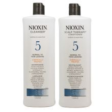 Nioxin System 5 Cleanser and Scalp Therapy Liter Duo