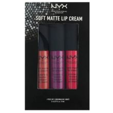 NYX Soft Matte Lip Cream 3 Piece Set