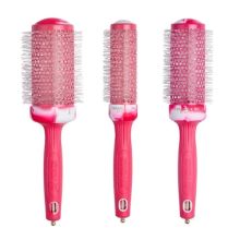 Olivia Garden Ceramic + Ion Breast Cancer Awareness Thermal Round Brush