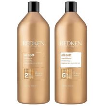 Redken All Soft Shampoo & Conditioner Liter Duo