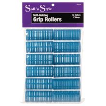 Soft 'N Style Self-Holding Grip Rollers 12 Rollers 1" Diam #EZ-12