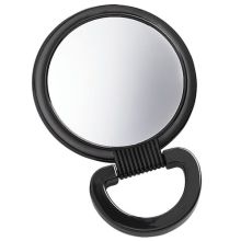 Soft 'N Style 2-Sided Mirror with Handle/Stand - Black #SNS-46