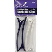Soft N Style Fashion Hold Duck Bill Clips 4 Pack