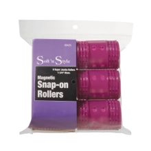 Soft 'N Style Magnetic Snap-on Rollers 6 Super Jumbo Rollers - 1-3/4"