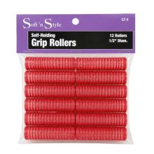 Soft 'N Style Self-Holding Grip Rollers 1/2" Diam. 12 Rollers #EZ-9