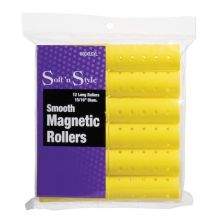 Soft N Style Smooth Mag Rollers 12 Pack 15/16" 800XLGYL