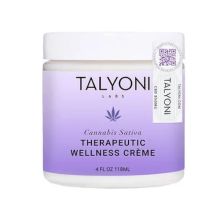 Talyoni Labs CBD Cannabis Sativa Therapeutic Wellness Creme 4 oz