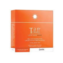 Tan Towel Self-Tan Towelette Dark Full Total Body 0.50 oz x 5 Pack