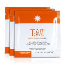 Tan Towel Self-Tan Towelettes Classic Full Body 0.50 oz x 50 Pack