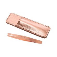Tweezerman Rose Gold Mini Slant Tweezer & Case (1254-R)