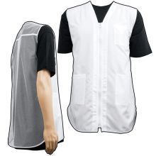 Vincent Mesh Back Vest White XL-2XL (VT2342-WT)