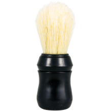 Vincent Boar Bristle Shaving Brush With Black Plastic Handle (VT148)