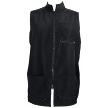 Vincent China Collar Vest Black M-L (VT2351)