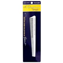 Vincent Kenny Duncan Ceramic Narrow Tapering Comb 7"- White (VT1718-1W).