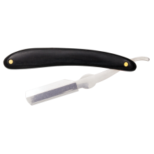 Vincent Sigma Wood Black Straight Razor (VT300-6)