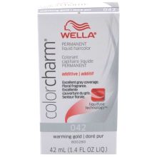 Wella Color Charm Permanent Liquid Haircolor 042 Warming Gold 1.4 oz