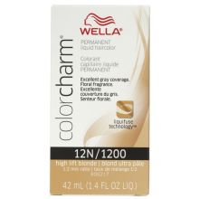 Wella Color Charm Permanent Liquid Haircolor 12N/1200 High Lift Blonde 1.4 oz