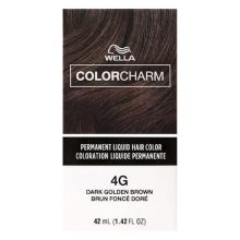 Wella Color Charm Permanent Liquid Haircolor 4G Dark Golden Brown 1.4 oz