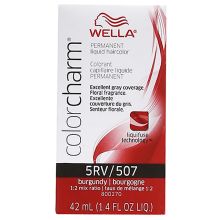 Wella Color Charm Permanent Liquid Haircolor 5RV/507 Burgundy 1.4 oz