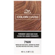 Wella Color Charm Permanent Liquid Haircolor 7NW Medium Natural Warm Blonde 1.4 oz