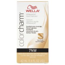 Wella Color Charm Permanent Liquid Haircolor 7NW Medium Natural Warm Blonde 1.4 oz