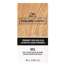 Wella Color Charm Permanent Liquid Haircolor 9G Soft Pure Gold Blonde 1.4 oz