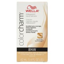 Wella Color Charm Permanent Liquid Haircolor 8NW Light Natural Warm Blonde 1.4 oz