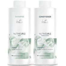 Wella Nutricurls Shampoo and Conditioner Liter Duo for Curls