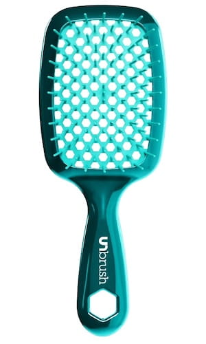 FHI Unbrush Unknot Detangling Brush - Teal Chrome Aurora Borealis Womens FHI
