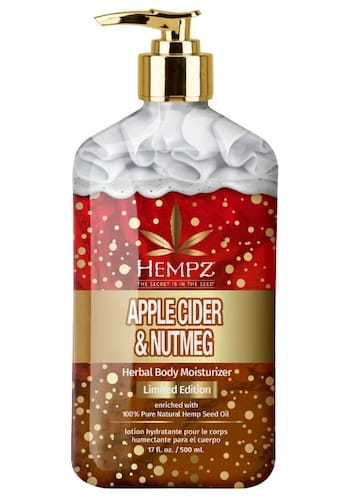 Hempz Apple Cider & Nutmeg Body Moisturizer 17 oz Womens HEMPZ